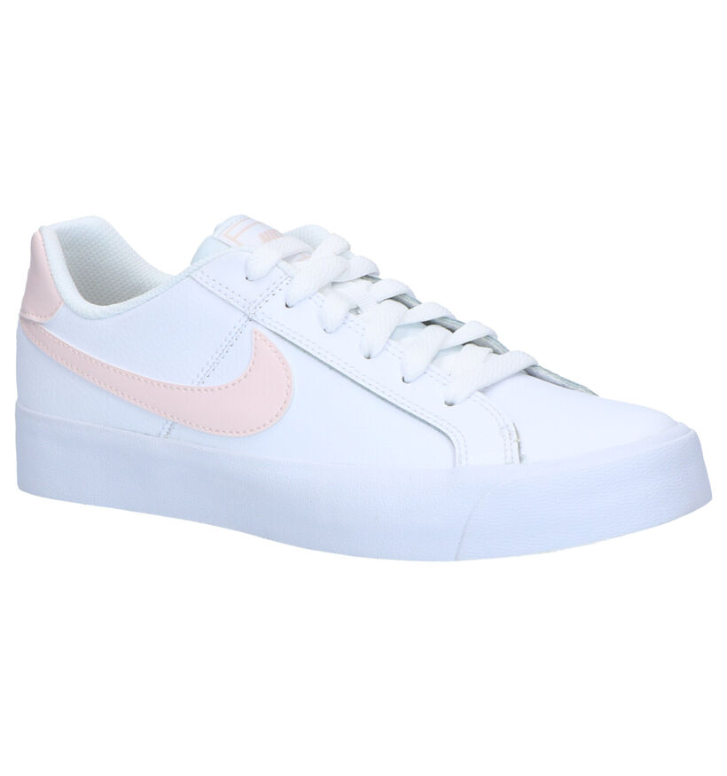 Nike Court Royale Zwarte Sneakers in leer (261703)