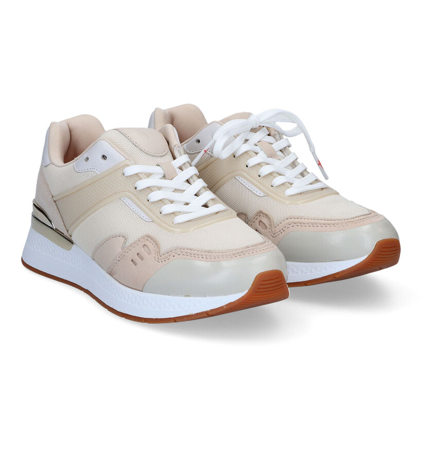 Tamaris Fashletics Beige Sneakers in stof (306328)