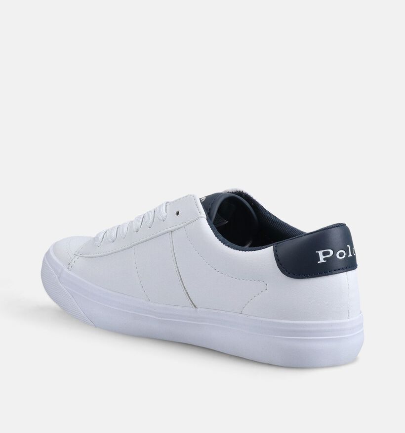 Polo Ralph Lauren Ryley Witte/Donkerblauwe Sneakers voor jongens, meisjes (368899)