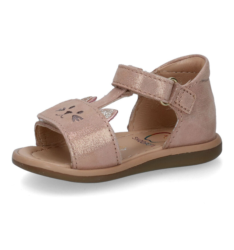 Shoo Pom Titty Miaou Sandales en Or en cuir (288585)