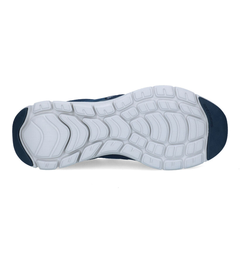 Skechers Flex Advantage Grijze Instappers in stof (305381)