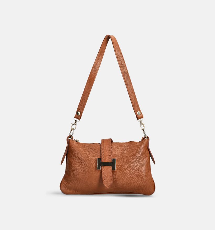 Via Limone Bruine Schoudertas voor dames (376392)