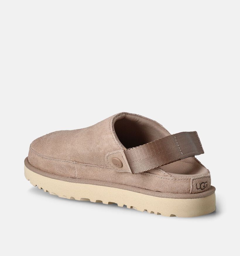 UGG Goldenstar Clog Nu-pieds en Beige pour femmes (352812)