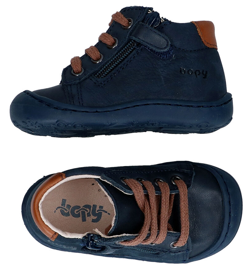 Bope Jejou Chaussures pour bébé en Cognac pour garçons (306991) - pour semelles orthopédiques