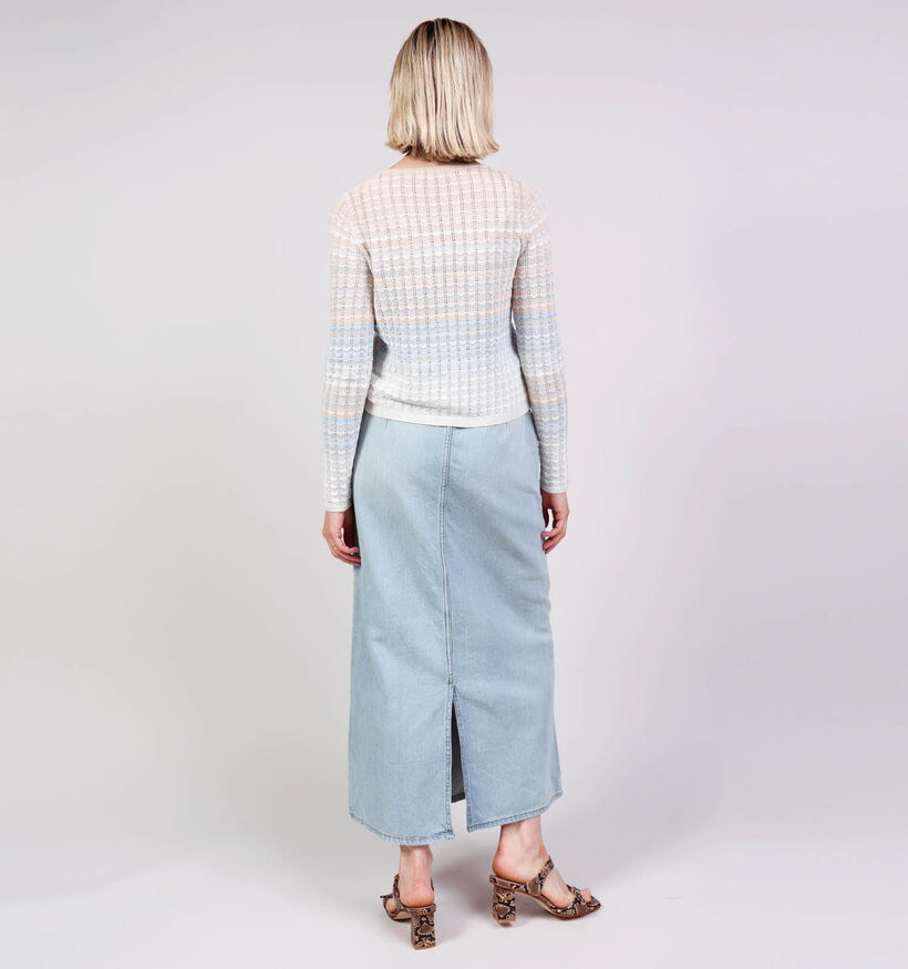 Guess Gilet en Beige/Bleu pour femmes (370371)