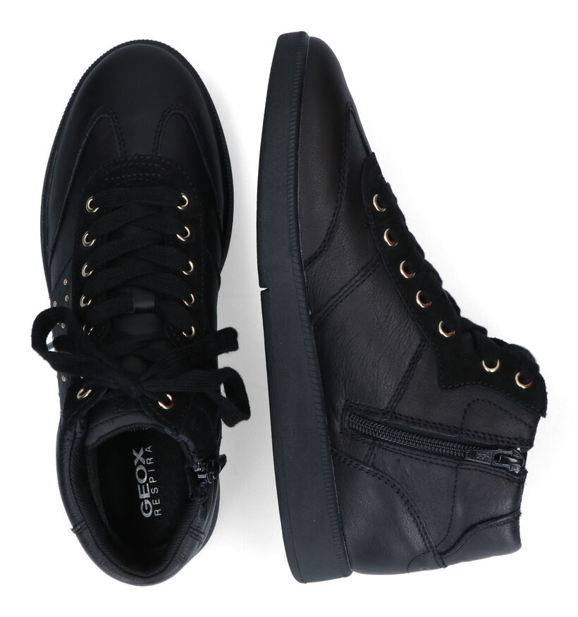 Geox Meleda Baskets en Noir pour femmes (316117) - pour semelles orthopédiques