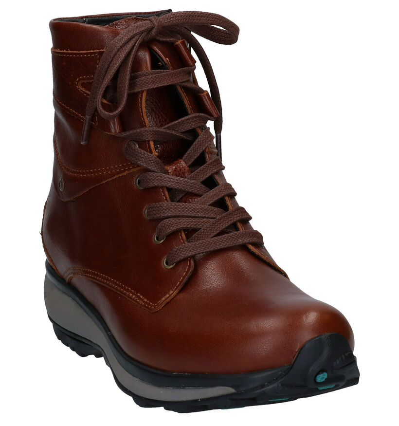 Xsensible Montreal Bottines en Cognac pour femmes (284945) - pour semelles orthopédiques