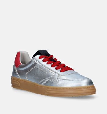 Tamaris Sneakers Zwart/Bordeaux/Zilver