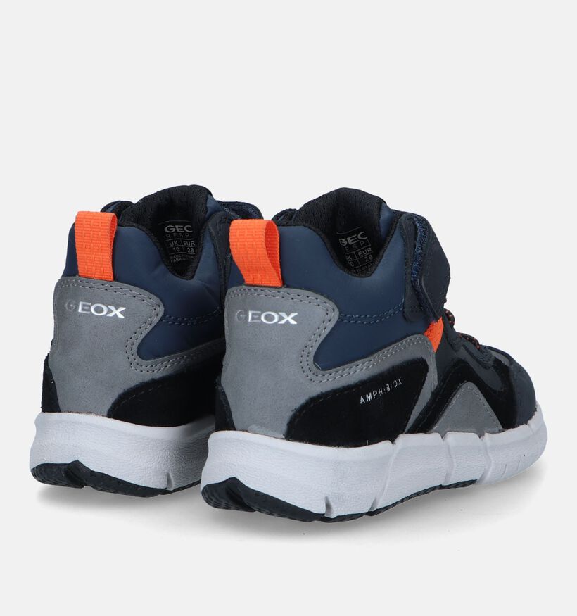 Geox Flexyper Blauwe Hoge Sneakers voor jongens (330076) - geschikt voor steunzolen