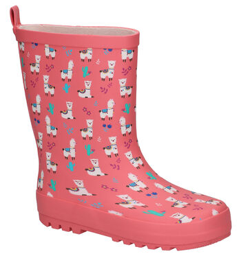 Bottes de pluie rose