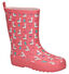 Dazzle Alpaca Bottes de pluie en Rose pour filles (283828) - pour semelles orthopédiques