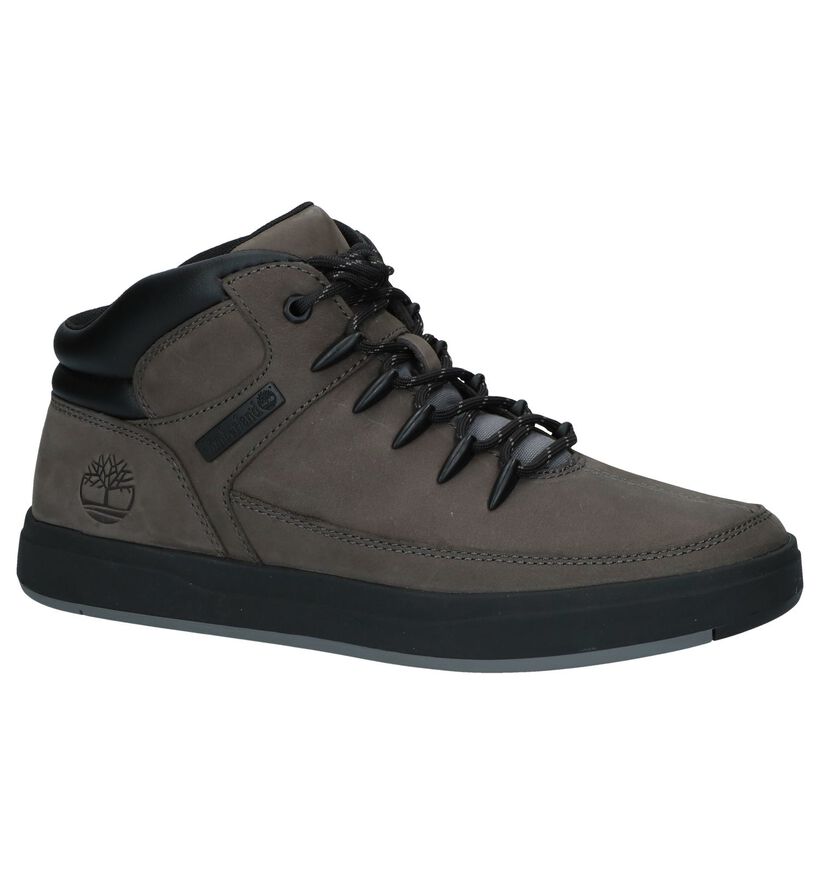 Cupsole Chaussures hautes en Noir en nubuck (232308)