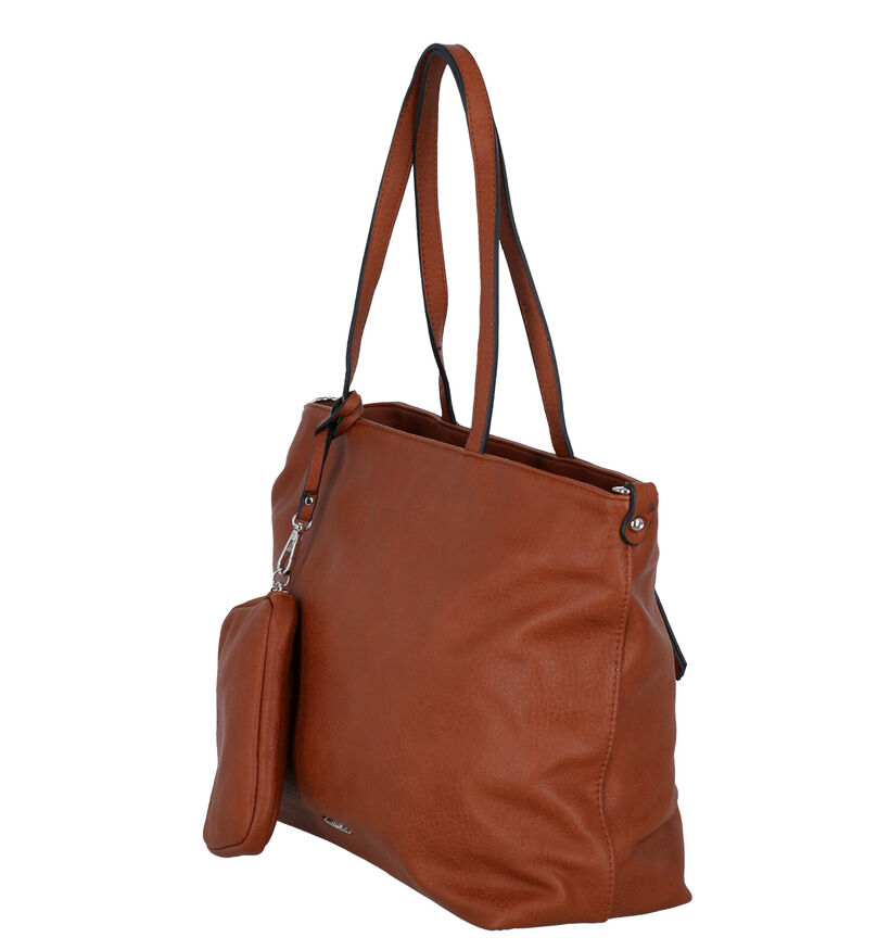 Emily & Noah Bruine Bag in bag Shopper in kunstleer (282180)