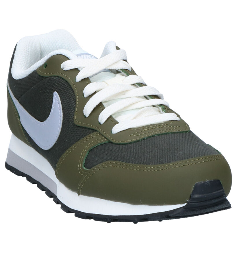 Nike MD Runner 2 Baskets en Noir en cuir (261640)