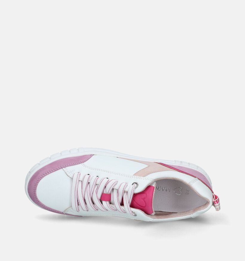 Marco Tozzi Witte Plateau Sneakers voor dames (335835) - geschikt voor steunzolen