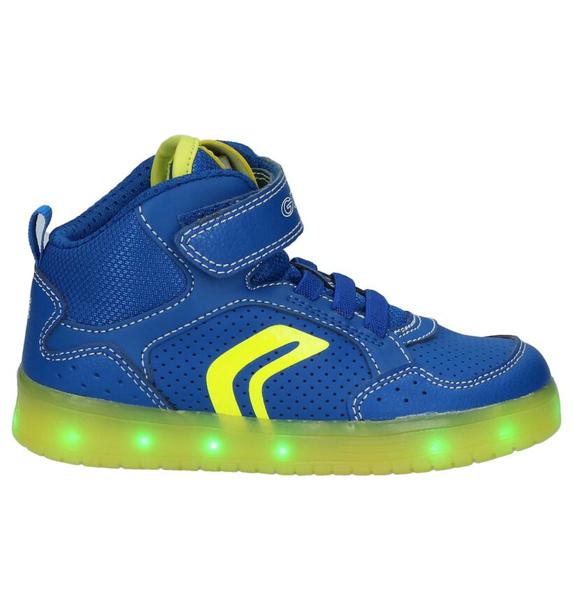 Geox Blauwe Sneakers met Lichtjes, , pdp