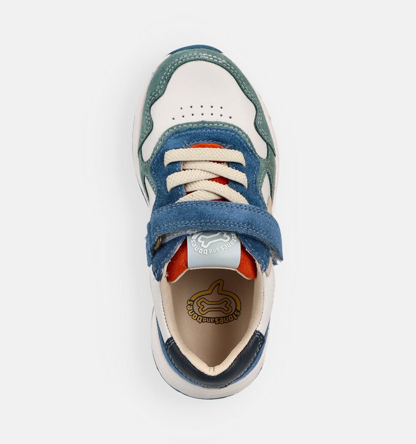 STONES and BONES Skier Witte Sneakers voor jongens (369594) - geschikt voor steunzolen