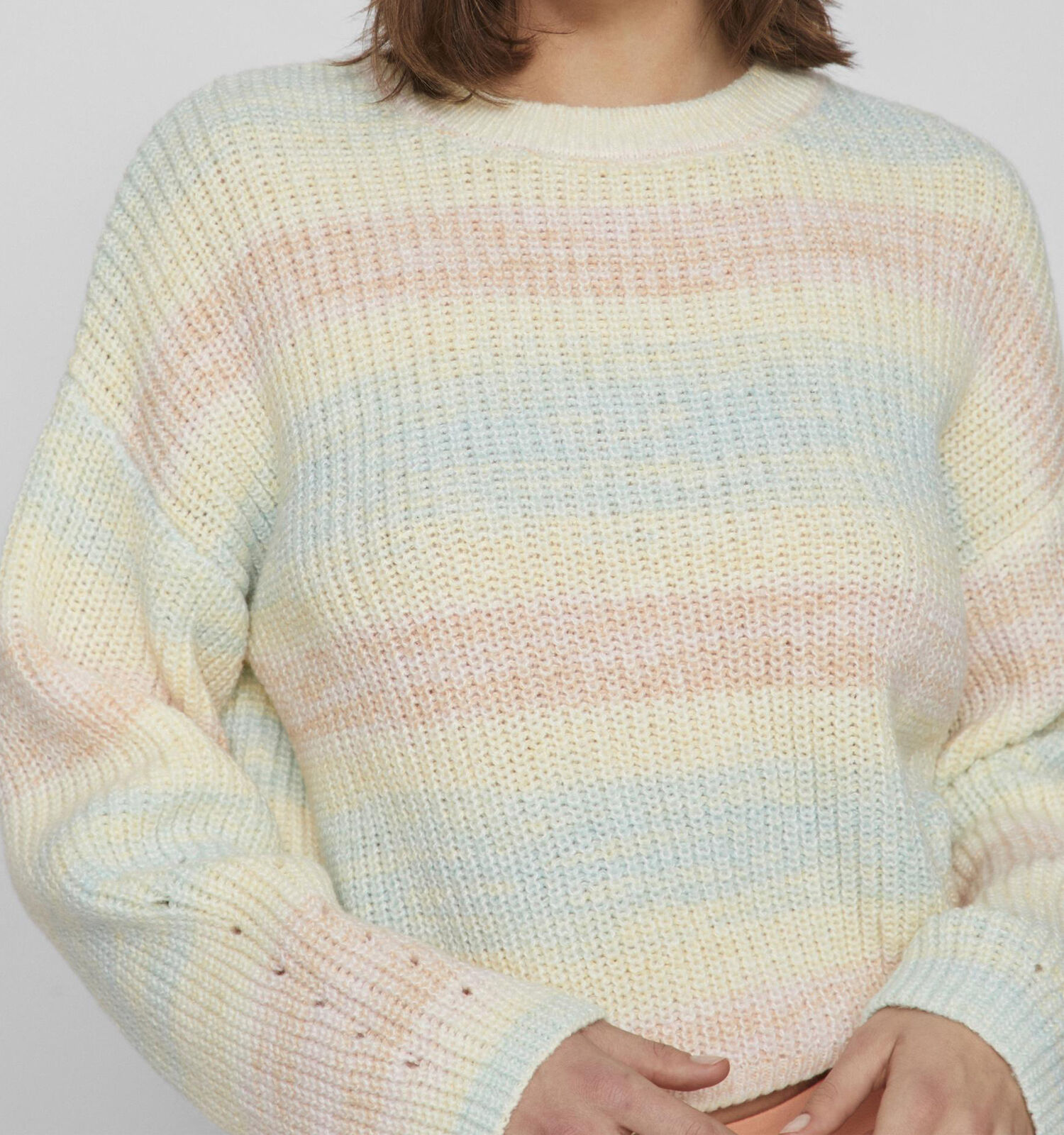 Vila Magda Beige Trui Dames Truien Online op TORFS.BE