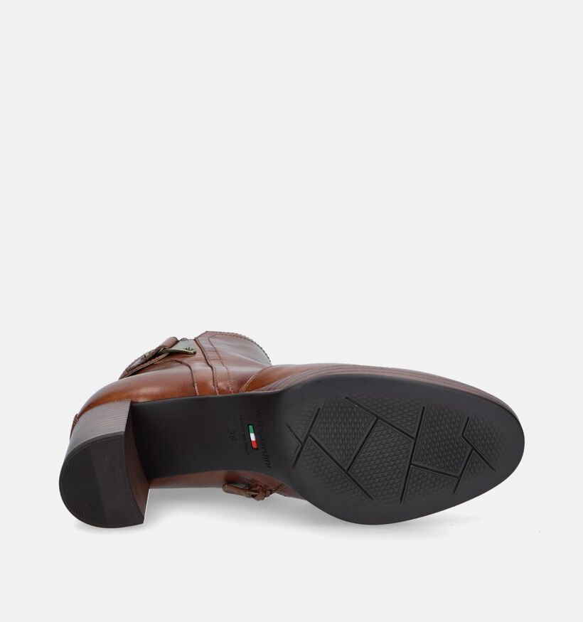 NeroGiardini Bottines avec talon carré en Noir pour femmes (345555)