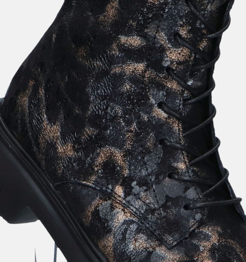 Remonte Boots à lacets en Noir pour femmes (347248)
