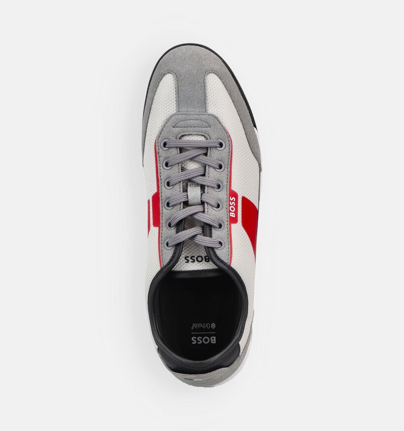 BOSS Nitan Grijze Sneakers voor heren (369012) - geschikt voor steunzolen