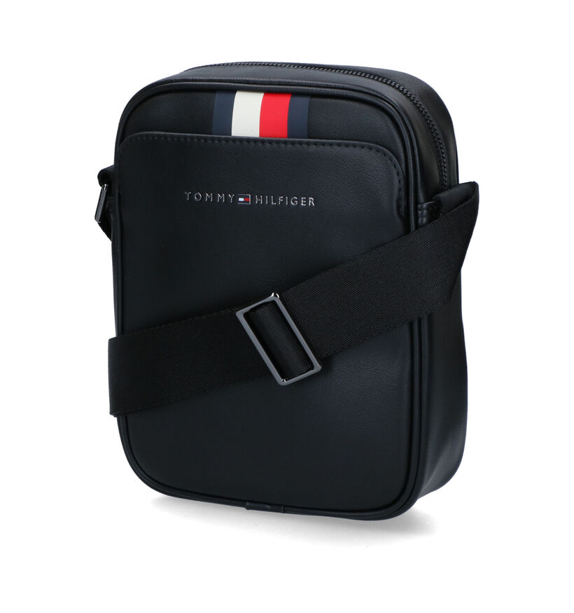Tommy Hilfiger Midtown Zwarte Crossbody Tas in kunstleer (311106)