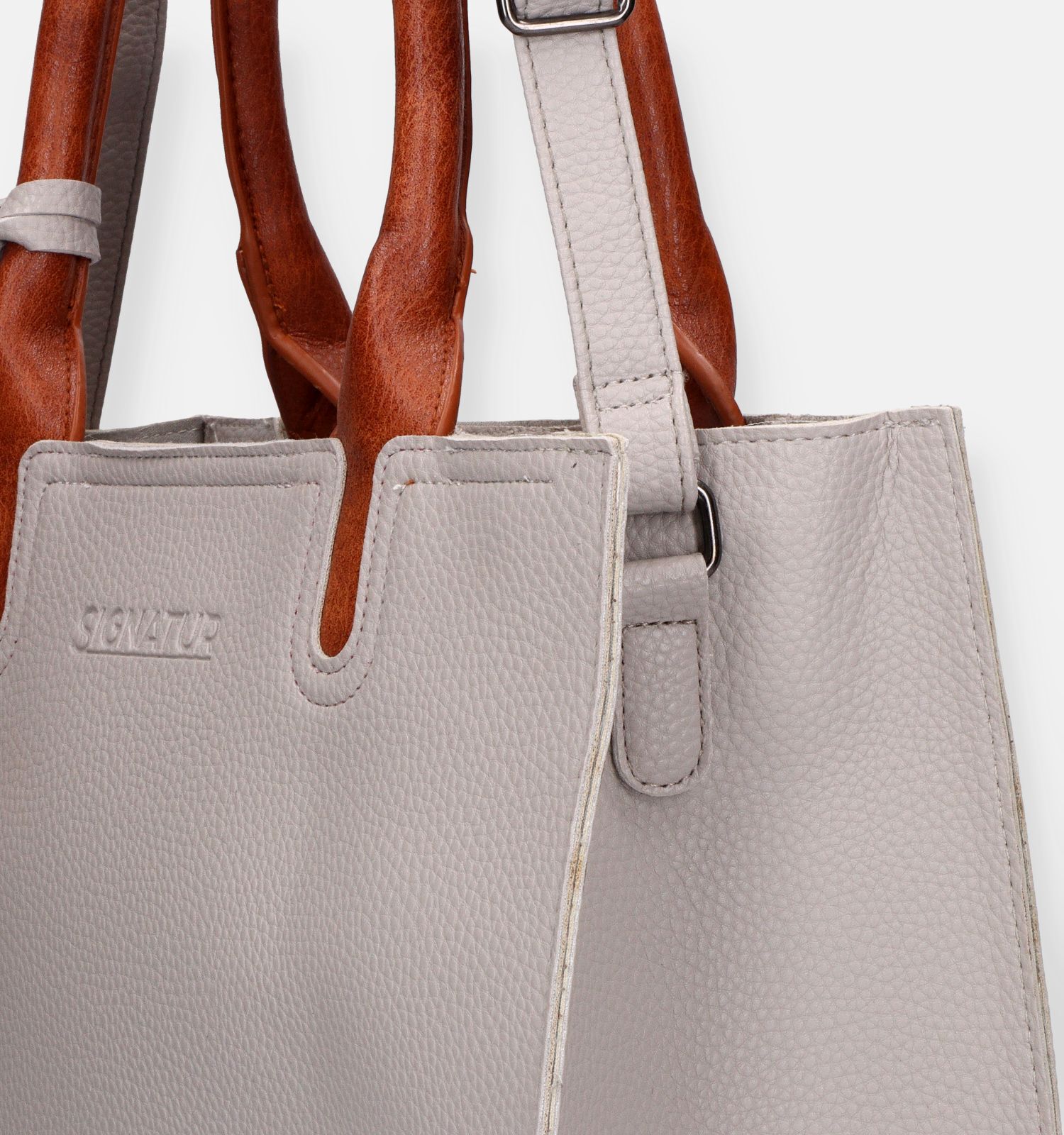 Signatur Grijze Handtas Dames Handtassen Online op TORFS.BE