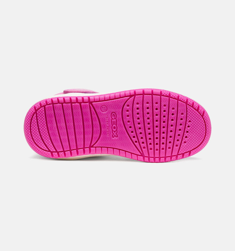 Geox Washiba Baskets montantes en Rose pour filles (376254) - pour semelles orthop&eacute;diques