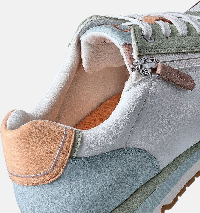 Marco Tozzi Baskets casual en Vert pour femmes (352526) - pour semelles orthopédiques