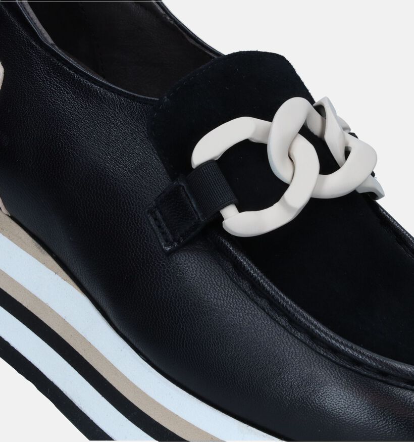 Softwaves Chaussures à enfiler en Noir pour femmes (332683) - pour semelles orthopédiques