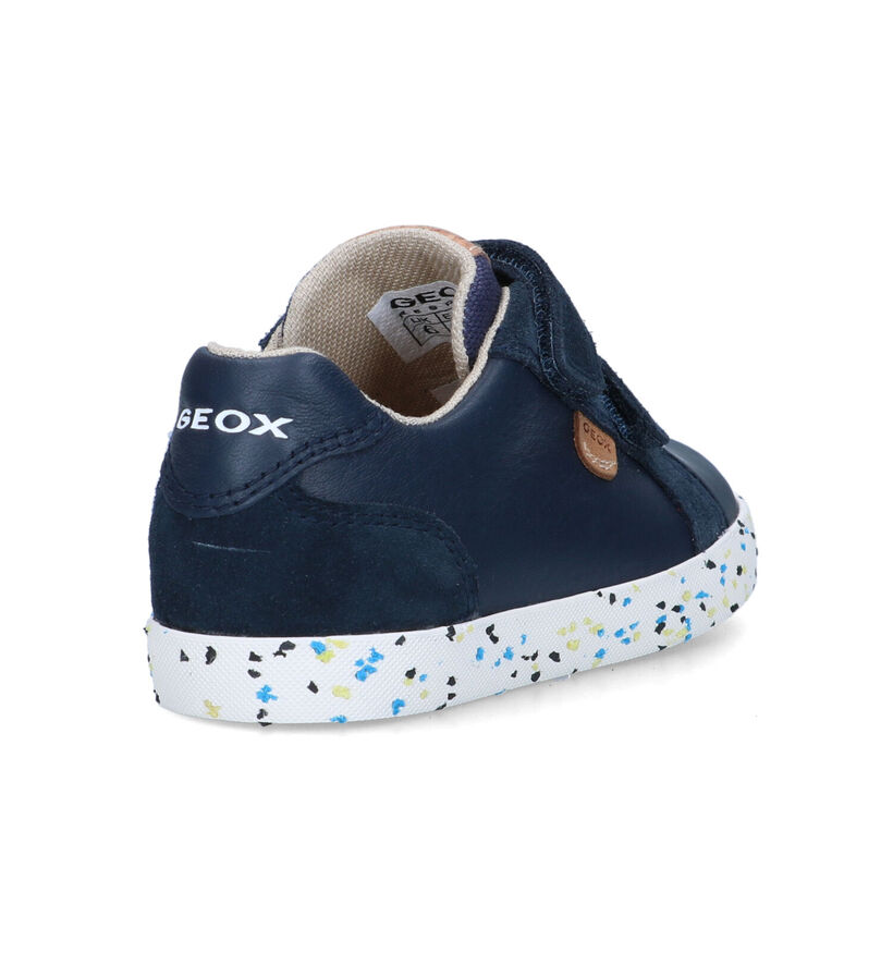 Geox Kilwi Chaussures à velcro en Bleu pour garçons (321552) - pour semelles orthopédiques