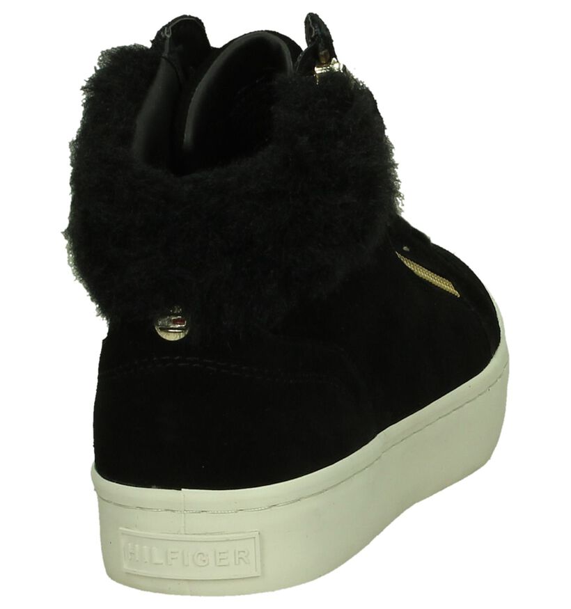 Tommy Hilfiger Baskets hautes en Noir en daim (201760)