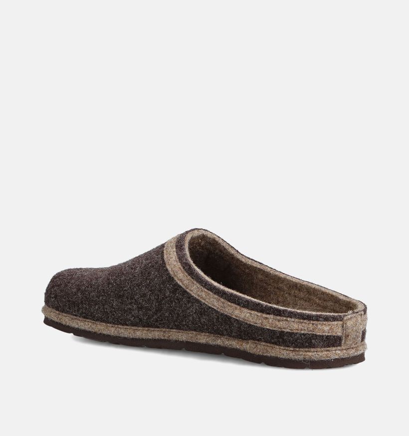 Rohde Mocca Pantoufles ouvertes en Marron fonc&eacute; pour hommes (379278) - pour semelles orthop&eacute;diques
