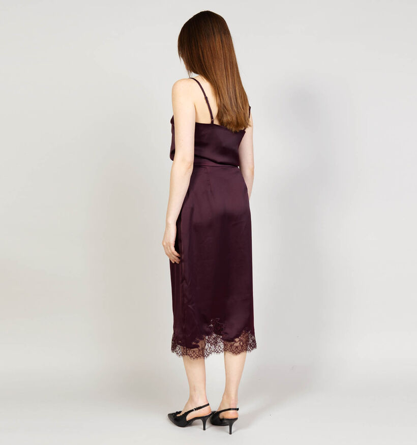 Vero Moda Ginny Lace Bordeaux Midi-Rok voor dames (374973)