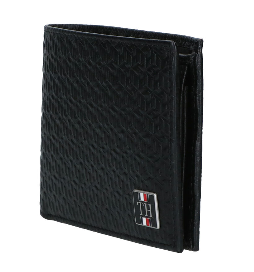 Tommy Hilfiger Zwarte Portefeuille in leer (276522)