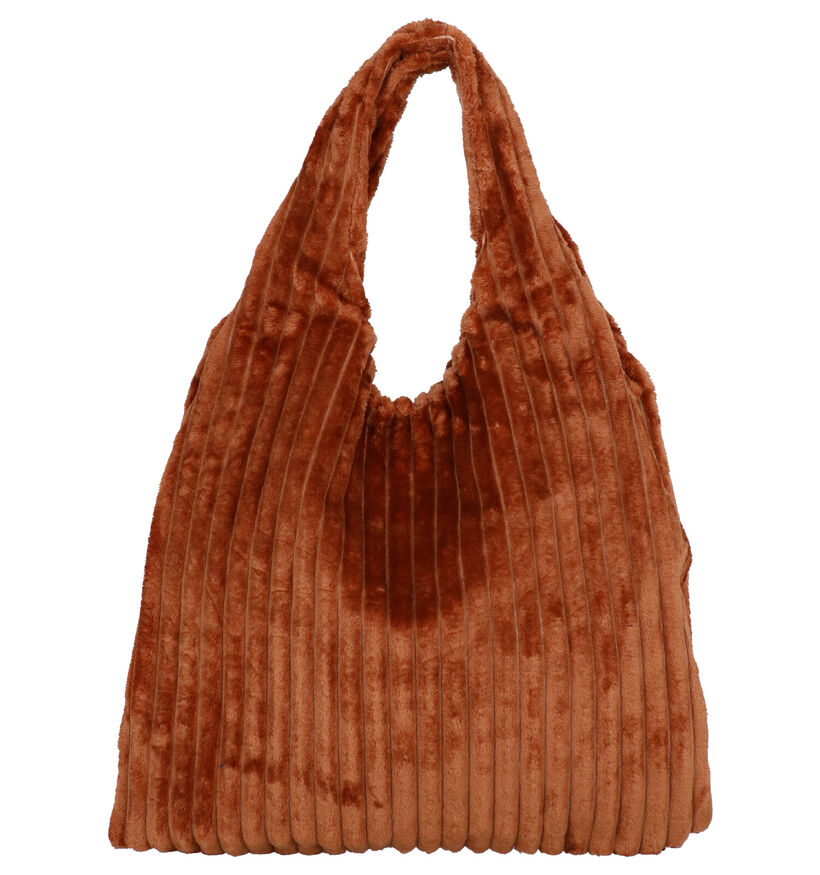 Potri Bruine Shopper in stof (290166)