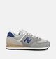 New Balance 574 Baskets basses en Bleu/Gris pour hommes (358639) - pour semelles orthopédiques