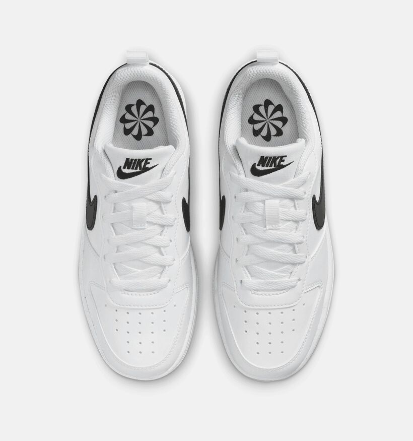 Nike Court Borough LOW 2 GS Witte Sneakers voor meisjes, jongens (350585)