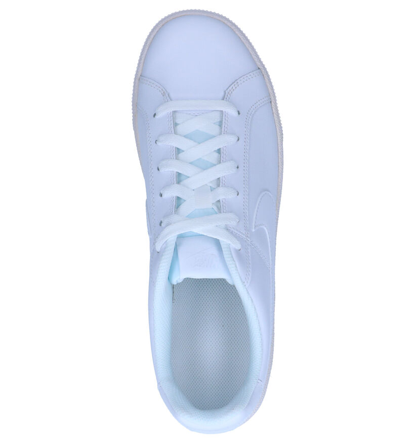 Nike Court Royale Baskets en Blanc en cuir (262194)