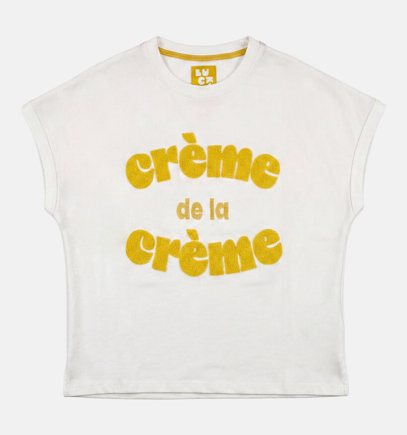 The Shirt Project Cr&egrave;me de la Cr&egrave;me Ecru T-shirt voor dames (374351)