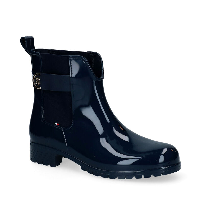 Tommy Hilfiger Hardware Bottes de pluie en Noir pour femmes (295182) - pour semelles orthopédiques