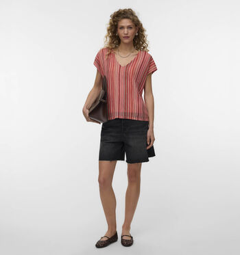 Vero Moda T-shirts Roze