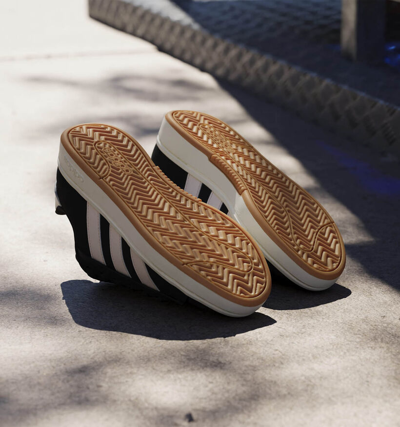 adidas Grand Court Zwarte Sneakers voor dames (359441) - geschikt voor steunzolen