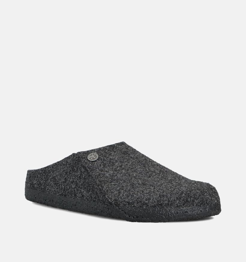 Birkenstock Zermatt Pantoufles ouvertes en Gris pour hommes (377027)