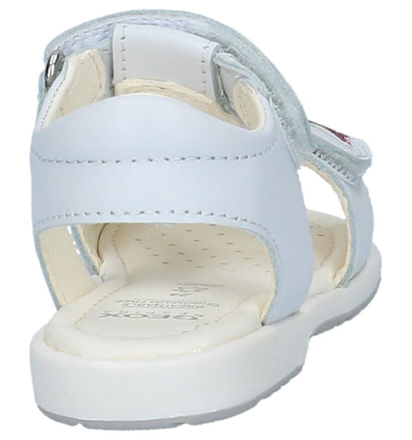 Geox Sandales en Blanc en cuir (213210)