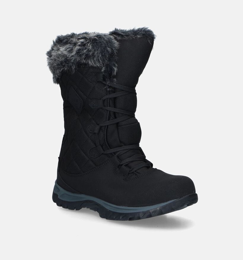 Regatta Lady Newley Thermo Zwarte Snowboots voor dames (343994) - geschikt voor steunzolen