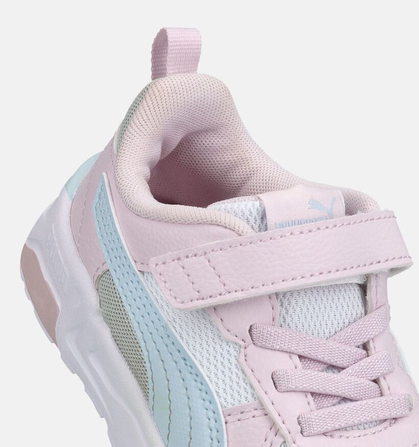 Puma Trinity 2 LT Witte/Roze Sneakers voor meisjes (375582) - geschikt voor steunzolen