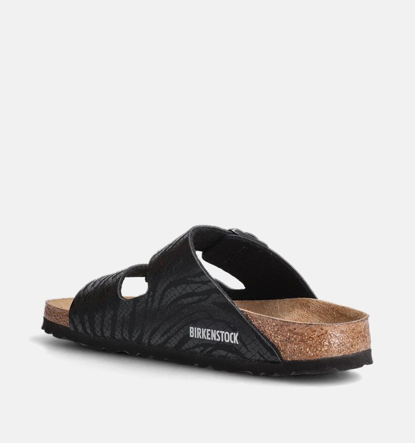 Birkenstock Arizona Synthetik Zwarte Slippers voor dames (350883)