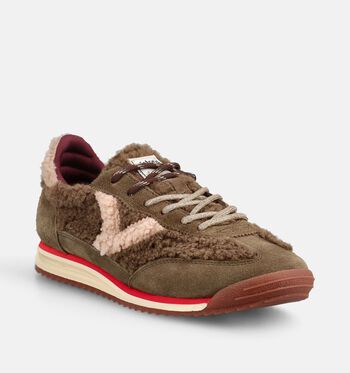 Victoria Low Chaussures plates Beige/Vert