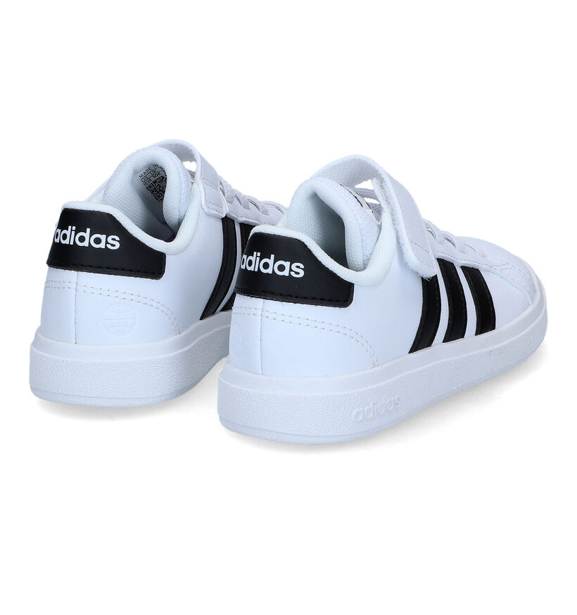 adidas Grand Court 2.0 Baskets en Blanc pour filles, garçons (314995) - pour semelles orthopédiques